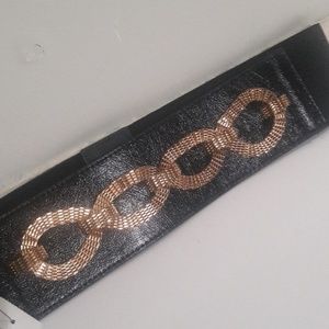 3" Wide elastic Belt black  M / L